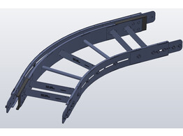 EMBS - HOR. CURVE 340  45  R 750mm SS