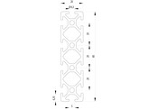 202034//ISB profiel 20x80 nut 5  1 686kg/m 