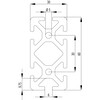 ISB profile 30x60 heavy nut 6