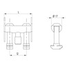 322021//Bolzenverbinder-Satz O17x45