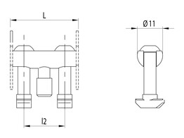 322015//Bolzenverbinder-Satz O11x30