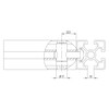 323025//Schnellspann-Schraubverbinder Nut 10 Anschlu gewinde M10