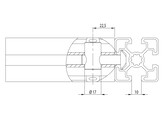 323025//Schnellspann-Schraubverbinder Nut 10 Anschlu gewinde M10