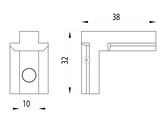 BSB Inside  bracket Nut 10 ESD