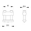 360009//Bolzenverbinder 8 O14x40