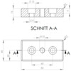 503227//Transport- u. Fu platte 8 ZN 40x80 M10 schwarz pulverbesch.