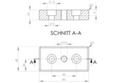 503227//Transport- u. Fu platte 8 ZN 40x80 M10 schwarz pulverbesch.