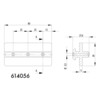 BSB POM Slider centrally Nut 10/groove 10