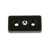 ISB Base plate 30x60 Nut 6 M8  black powder coated